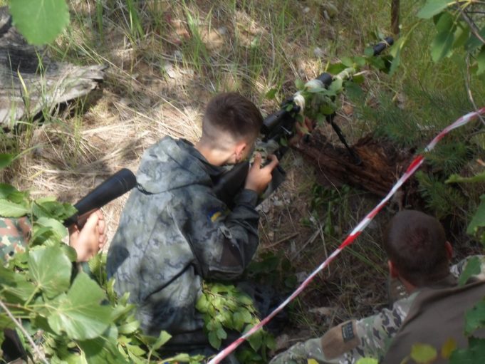 Проведено військово-патріотичний вишкіл для молоді Київщини